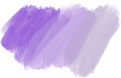 Abstract Purple Smudge Acrylic Brush Stroke on Canvas